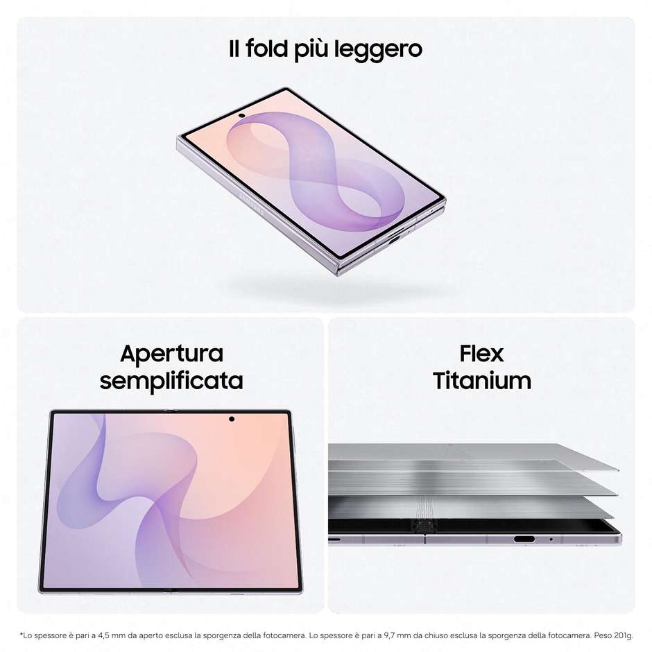 Samsung Galaxy Z Fold8 256GB 12GB Lavanda ```